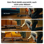 roborock F25 Combo Nass Trockensauger Akku Staubsauger 5-in-1, 90°C Hochtemperatur Selbstreinigung und Trocknung, 20.000 Pa Absaugleistung, Ultraleise Stielstaubsauger für Tierhaare, Harte Böden