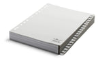 Durable A-Z Register (A4, geprägte Taben, 20tlg., aus PP, volldeckend) 20 Stück, grau, 651010