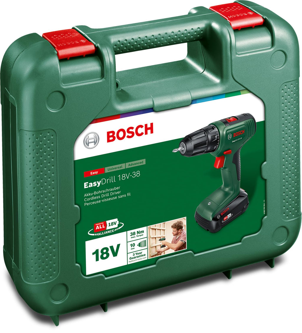 Bosch Akkuschrauber EasyDrill 18V-38 (1x Akku 2,5 Ah; 18 Volt System; im Koffer)