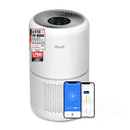 LEVOIT Luftreiniger mit HEPA Luftfilter gegen 99,97 Prozent Schimmel Staub Pollen Tierhaare, Luftqualitäts-Feedback und Auto-Modus, CADR 240m³/h für Raucherzimmer, Air Purifier 22dB Schlafmodus Timer