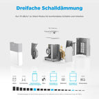 Midea Portasplit Mobile Wärmepumpe, Klimaanlage, Kühlen A++/Heizen A+, 12000 BTU 3, 5kW, für Räume bis zu 42 m² / 105 m³, nur 39 dB(A) im Silent-Modus