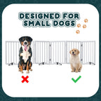 Semiocthome Freistehende Baby- & Haustiergitter aus Bambus, Hunde- und Katzengitter für Türen, Treppenschutzgitter für Welpen, Faltbare Sicherheitsgitter (Schwarz, 3 Panels -60cm Height)