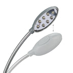 Relaxdays Laptopkissen, LED-Licht, tragbar, flacher Lapdesk, mit Getränkehalter, weiches kleines Schosstablett, grau
