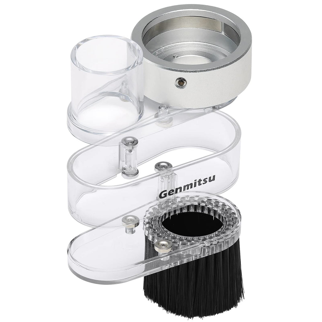 Genmitsu CNC ABS Staubschutzschuh für CNC Maschinen mit einem 52mm Durchmesser Motor, für die meisten 300W-500W Spindelmotoren, Außendurchmesser 38mm, Transparent