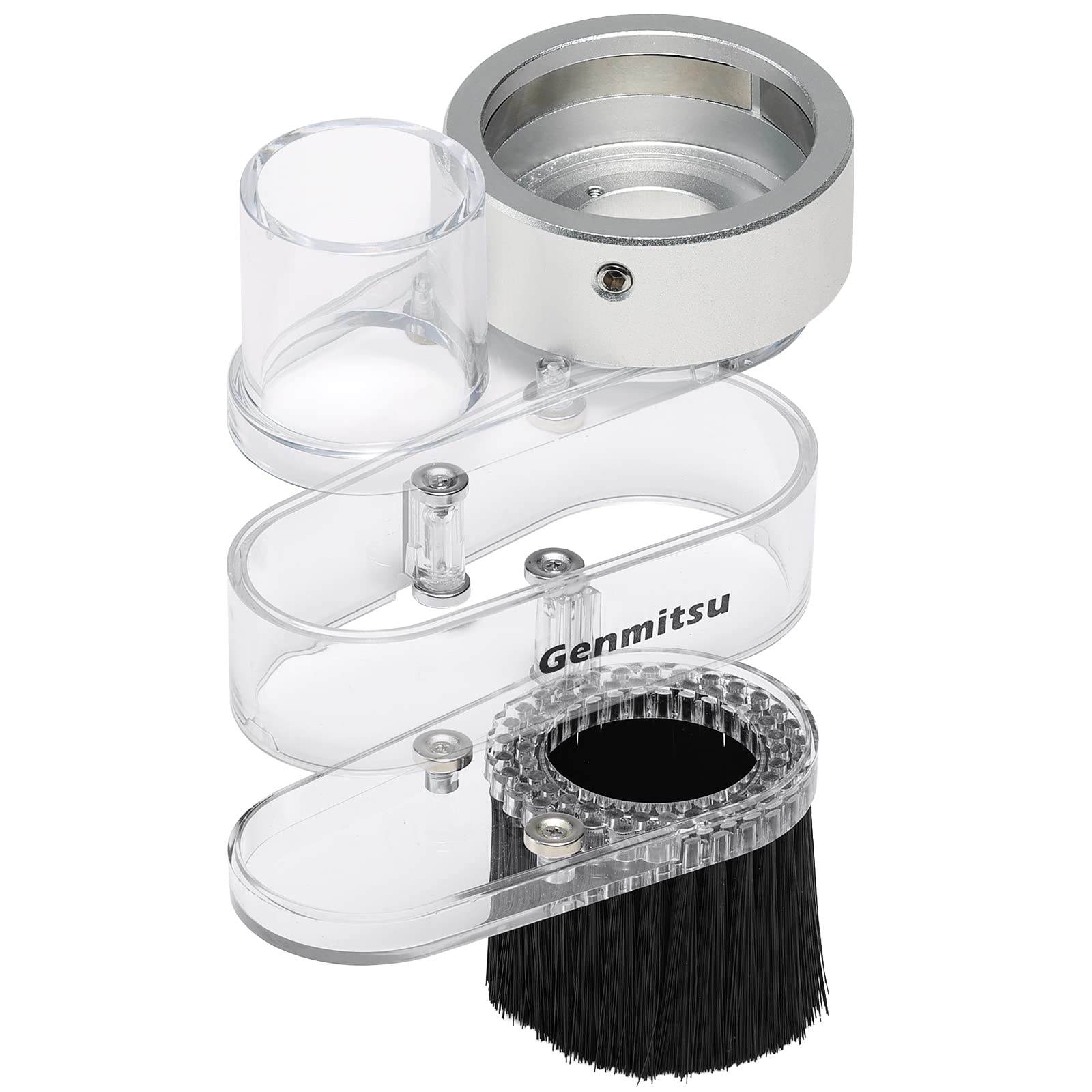 Genmitsu CNC ABS Staubschutzschuh für CNC Maschinen mit einem 52mm Durchmesser Motor, für die meisten 300W-500W Spindelmotoren, Außendurchmesser 38mm, Transparent
