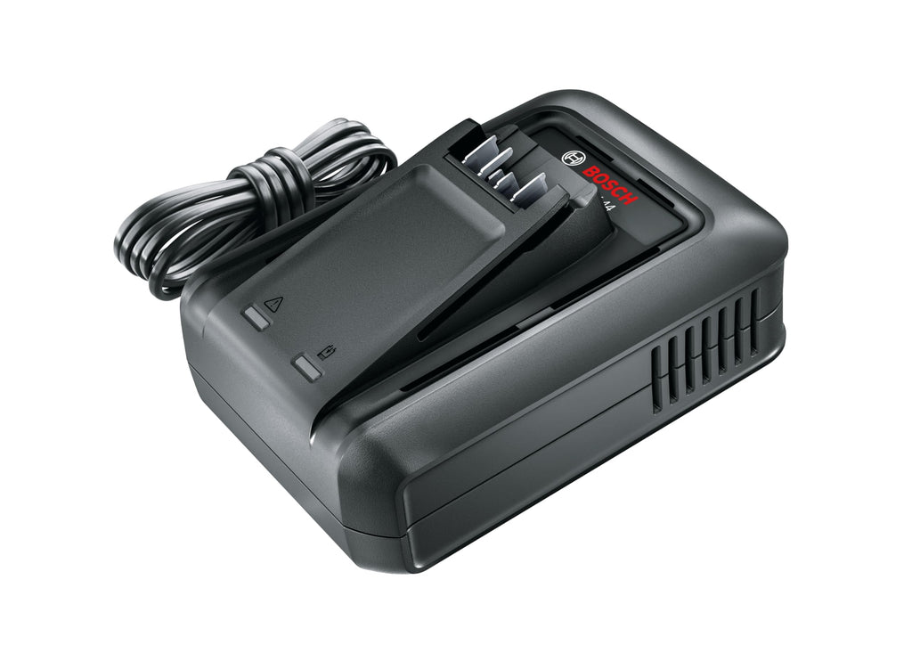 GLORIA Bosch Schnellladegerät AL 18V-44 | Akku Ladegerät für alle Bosch 14,4V und 18V Power for All Akkus | Original Zubehör für GLORIA 18V Geräte MultiBrush, FineCut, WeedBrush, Sprühgeräte