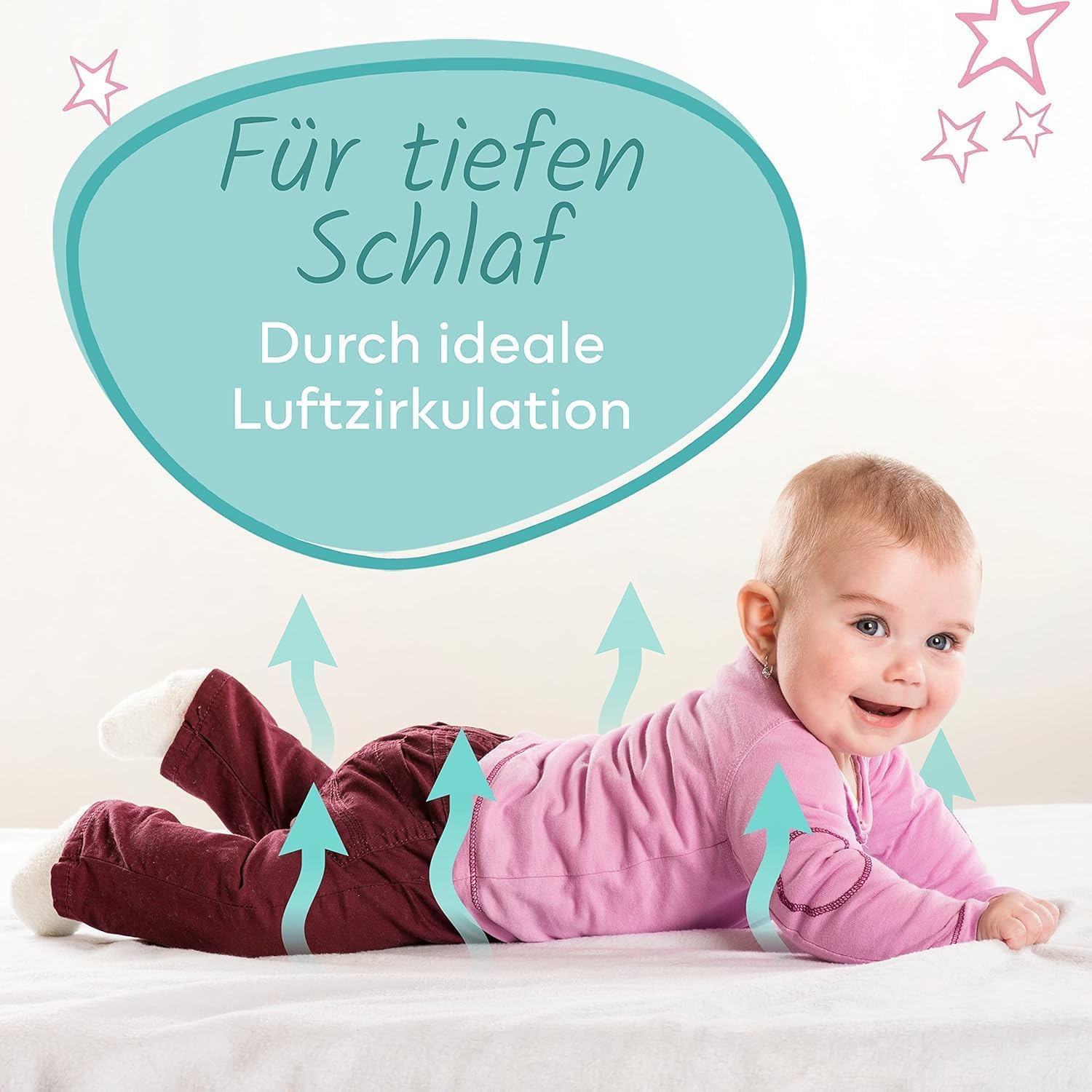 Sun Garden Babymatratze, Kindermatratze 70x140 cm mit Trittkante, Oeko Tex 100 Zertifiziert, Baby Matratze für Babybett, Kinderbett oder Reisebett, Bezug bis 60°C Grad waschbar