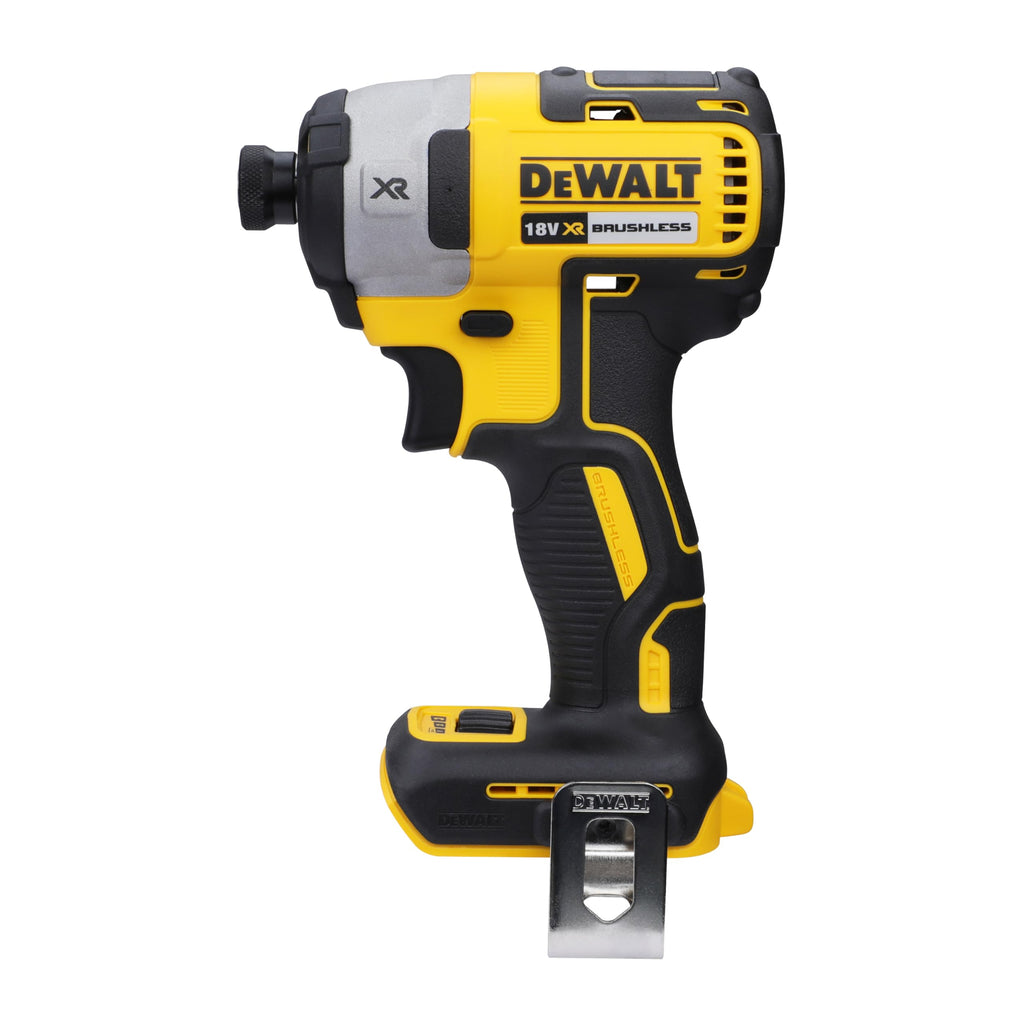 DEWALT 18 Volt Akku-Schlagschrauber (1/4”) DCF887N (bürstenloser Motor, Dreh- und Schlagzahl elektronisch über 3 Stufen einstellbar, max. Drehmoment: 205 Nm, ohne Akku und Ladegerät)