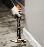 Fiskars Klauenhammer IsoCore M zum Einschlagen der Nägel, Länge: 34 cm, Gewicht: 0,82 kg, Schwarz/Orange, 1020213