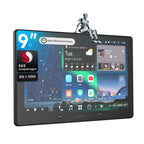 ATOTOZONE X10G209E 9.35 Zoll Android Autoradio Doppel-Din, 8+128G, 4G LTE, KI-Sprachassistent, Kabelloses Carplay & Android Auto, Duales Mikrofon & Bluetooth & Kameraeingang, 36B-EQ, HDMI-Eingang