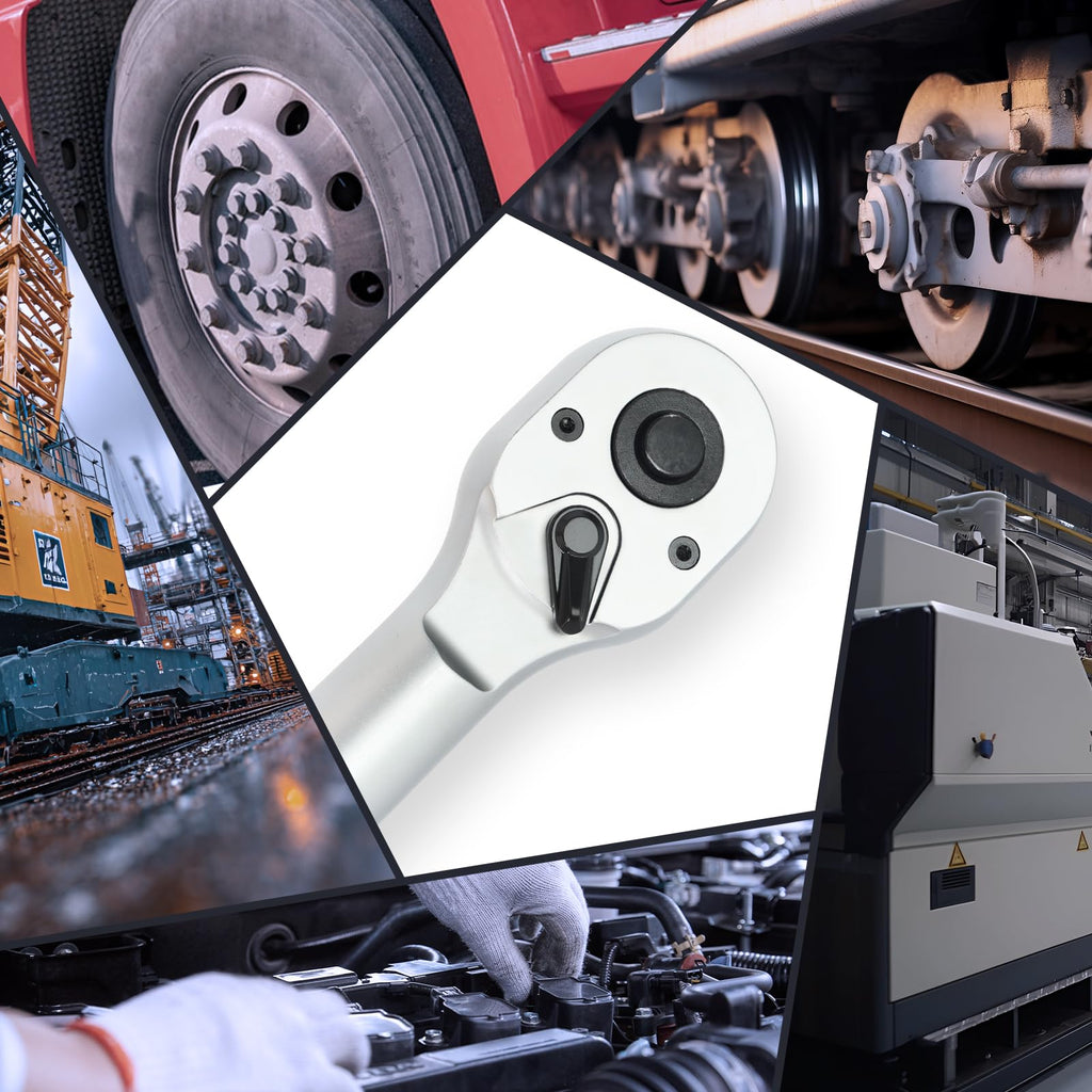 Hairich Drehmomentschlüssel 3/4 Zoll 200–800 N·m, ±3% Genauigkeit, 48-Zähne Ratschenkopf, Tragbare Aufbewahrungsbox, Torque Wrench für Auto, LKW & Traktor