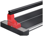 DEDRA Fliesenschneider, manuelle Fliesenschneidmaschine, 1200 mm, 120 cm, mit Kugellager, Führungsschiene mit „X“-Profil, Aluminium-Chassis, mit gummierter Arbeitsplatte (Maximale Schnittlänge 1200mm)