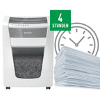 Leitz IQ Aktenvernichter Office Pro, Partikelschnitt Sicherheitsstufe P4, 22-20 Blatt (70-80 g/m²), TÜV+GS zertifiziert, 4 Stunden Dauerbetrieb, 30L Behälter, Sehr leiser Schredder für Büro, 80050000