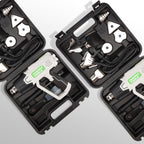 Huepar Tools Professional Heißluftpistole 2300 W mit LCD-Digitalanzeige, in Koffer, Temperaturbereich 50-660 °C, 10 Zubehör, Überlastschut