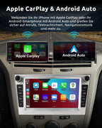 ESSGOO 4+64G Drahtloses Carplay und Android Auto Autoradio Für Vauxhall Opel Corsa C/D Zafira B Astra H Zafira b Meriva Vivaro Signum Combo mit 7 Zoll Touchscreen Bluetooth FM RDS GPS WiFi Silber