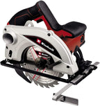 Einhell Handkreissäge TC-CS 1250 (1.250 W, 5.500 Min-1, Werkzeuglose Einstellung Tiefe/Winkel, Zusatzhandgriff, Spindelarretierung, Spaltkeil, Inkl. Hartmetall-Sägeblatt)
