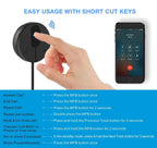 BESIGN BK01 Bluetooth 4.1 Freisprecheinrichtung, Freisprechanlage, Bluetooth Empfänger für KFZ Auto Lautsprechersystem mit 3.5 mm Klinke, Magnetic Base, Ground Loop Noise Isolator/Entstörfilter