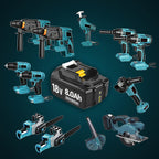 2X 18V 8.0Ah/8000mAh Ersatzakku für makita BL1860B BL1850B BL1860 BL1840 BL1830 BL1815 BL1835 BL1860B BL1850B BL1845 BL1850 BL1890 BL1415 BL1430 BL1440 194205-3 LXT-400 with LED Werkzeugakku