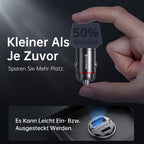 Syncwire 60W Zigarettenanzünder USB C & USB Auto Adapter [PD 3.0 & QC 3.0] Super Mini Ganzmetall KFZ Ladegerät USBC Kompatibel mit iPhone, Samsung, Huawei, Xiaomi, Google Pixel - Schwarz