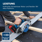 Bosch Professional 18V System Akku-Kreissäge GKS 18V-57-2 GX (inkl. L-BOXX, ohne Akku/Ladegerät)