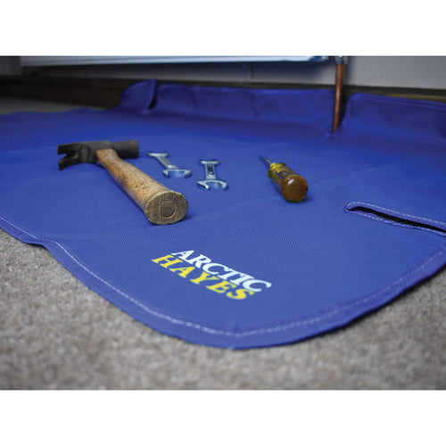 Arctic Hayes WM1 Klempnerarbeitsmatte, rutschfest, wasserdicht und chemikalienbeständig, Bodenschutzmatte (1.200 x 750 mm), geeignet für Innen- und Außenbereich, Blau