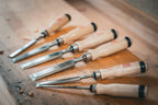 STUBAI Spezial Stemmeisen | schwedische Form | Klingenbreite 4 mm | Weißbuchen-Holzheft, polierte Fase | DIN 3139 | präzises Stechbeitel/Beitel für Holz | Profi-Qualität für Schreiner & Tischler