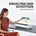 Fellowes Laminierfolien A3 ImageLast, 80 Mikron (2 x 80 Mikron), 100 Stück, transparent mit Ausrichtungshilfe. Ideal für Fotos und Informationshinweise mit optimalem Kontrast