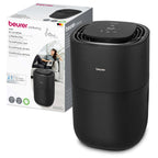 Beurer LB 200 Luftbefeuchter mit energieeffizienter Kaltverdunstungstechnologie, hygienische konstante Befeuchtung der Luft, mit Filtertrocknungsfunktion, 3 Befeuchtungsstufen, für Räume bis ca. 30m²