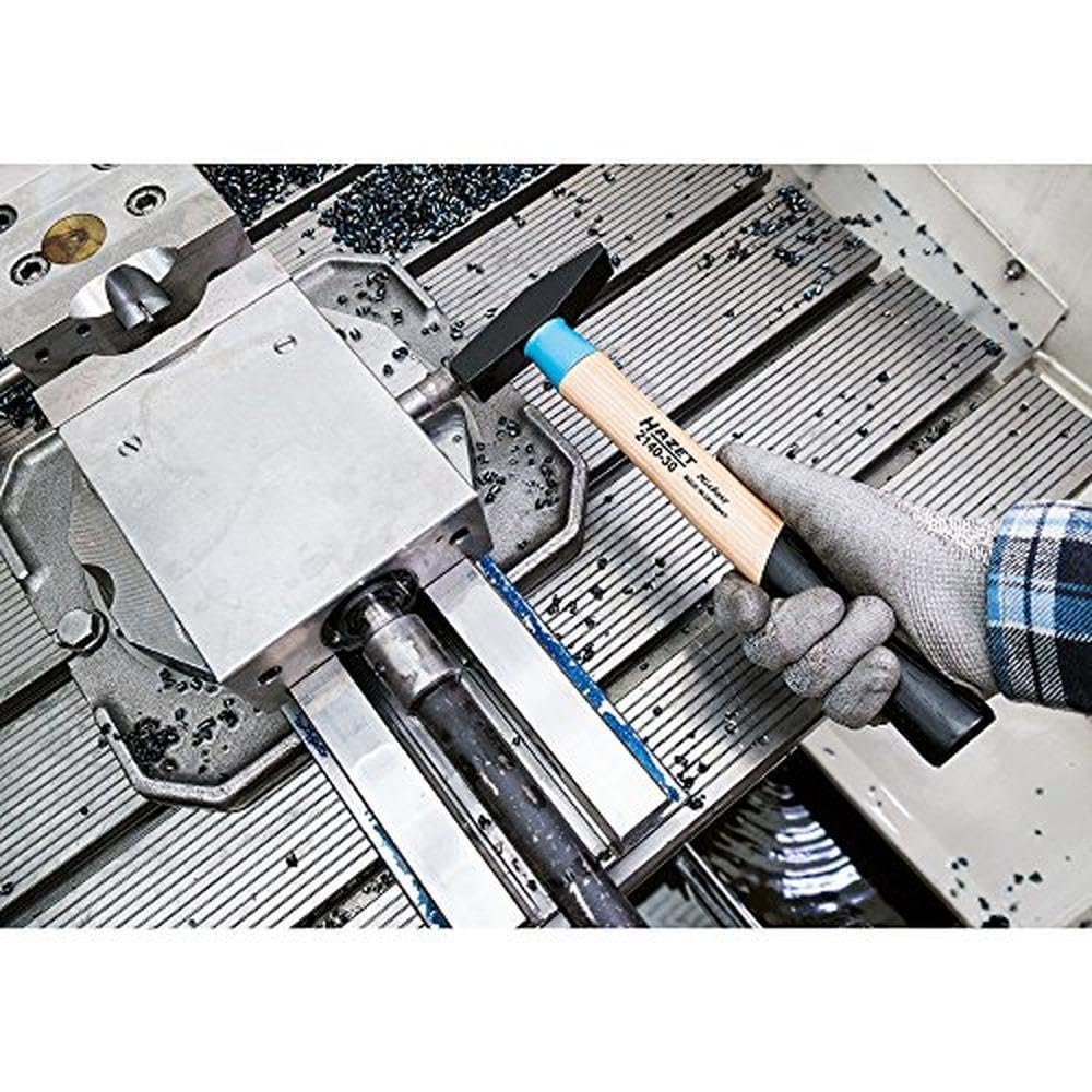 HAZET Hammer Satz 2140/4, 4-teilig, Schlosserhammer 300 g und 500 g, Plastikhammer mit auswechselbaren Köpfen, Gummihammer, längere Lebensdauer durch BluGuard
