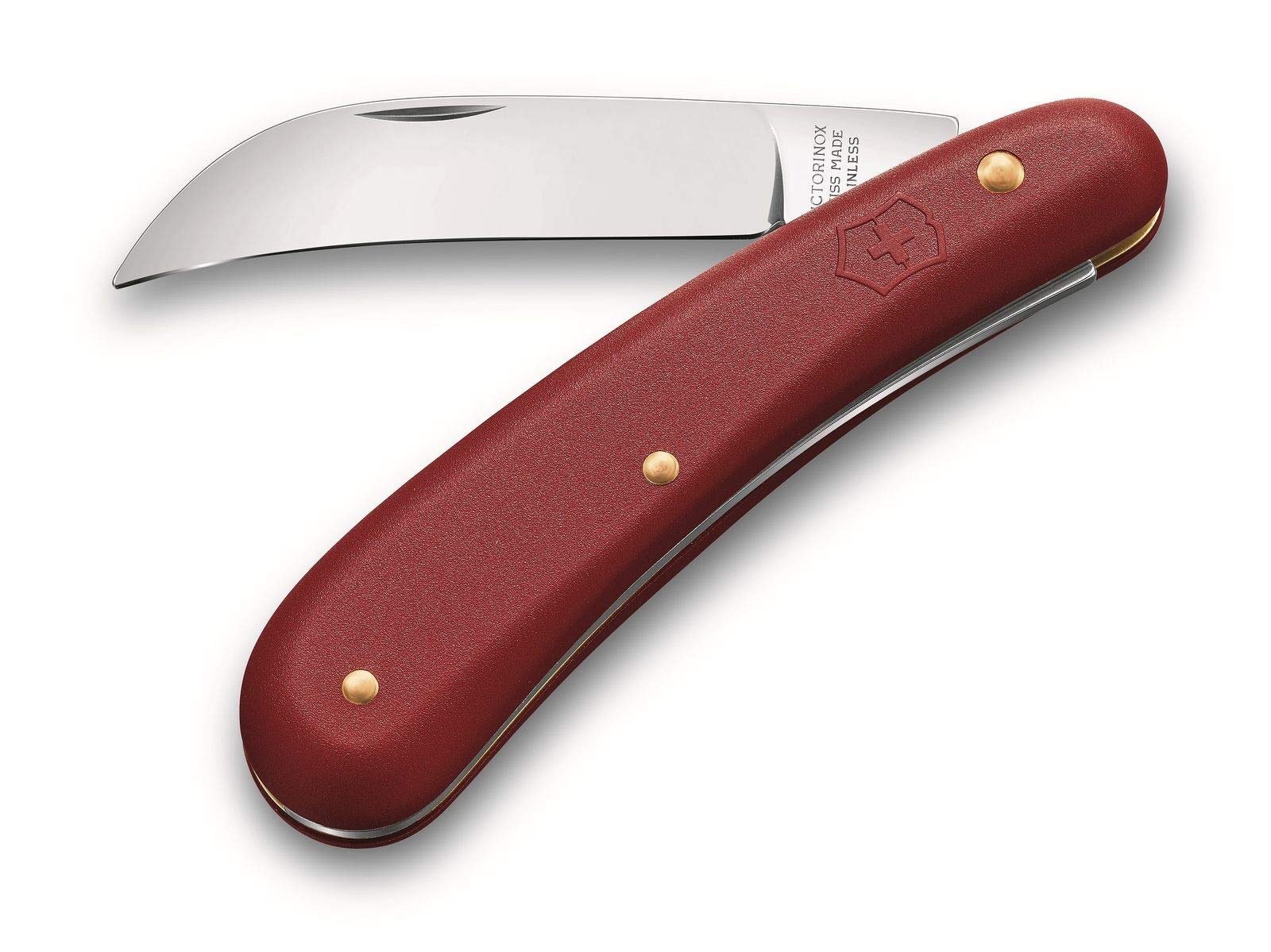 Victorinox Hakenmesser S, Garten, Schweizer Taschenmesser, Gärtner und Floristen, Klinge, gebogen, rot