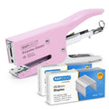 Rapesco 1356A Porpoise Classic Heftzange mit 10.000 Heftklammern des Typs 26/8 mm, 45 Blatt Kapazität, Rosa