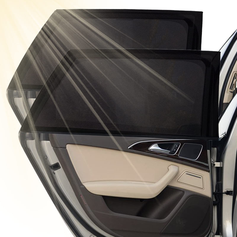 Joyblossom Sonnenschutz Auto Baby, Sonnenschutz Auto,Sonnenschutz Auto Netz Dehnbar, Universal Sonnenblende Auto Kinder, Auto UV Schutz Seitenfenster für Kinder & Haustiere, 120 x 50cm, 2 Stück