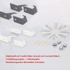ELEGANT Design Flach Heizkörper 1600 x 539 mm Weiß Badheizkörper Doppellagig Heizkoerper Vertikal Paneelheizkörper