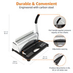 Amazon Basics Bindegerät, Grau