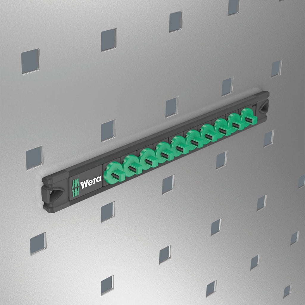 Wera 05136420001 9600 Nuss-Magnetleiste, 1/4", unbestückt, 30.0 x 270.0 mm
