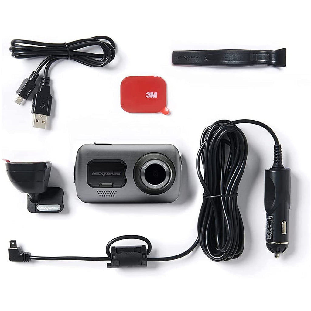 Nextbase® 622GW Dashcam Auto Vorne | Parkmodus 24/7 Parküberwachung | 2160p 30fps Dash Cam | 3-Zoll-Bildschirm | Auto Kamera 140 Grad Betrachtungswinkel Nachtsicht Pro