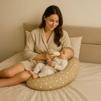 Totsy Baby Stillkissen XXL Schwangerschaftskissen 190 cm - Pregnancy Pillow Body Pillow Seitenschläferkissen Schlafkissen Lagerungskissen Kissen mit Bezug aus Baumwolle Oeko-Tex