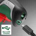 Bosch Akkuschrauber IXO (7. Generation; 3,6V; 2,0Ah; 5,5Nm; mit Mikro-USB-Kabel; schraubt bis zu 190 Schrauben; in Aufbewahrungsbox)