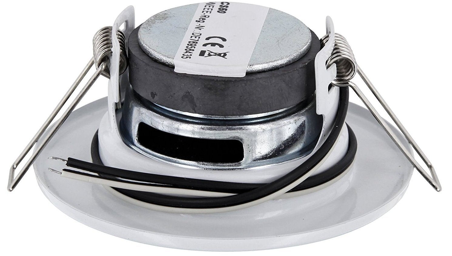 HAVA 4er Pack, Vollmetall Einbau Lautsprecher, Halogen-Design, Einbau 60mm