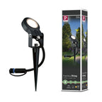 Paulmann 93934 Plug & Shine Spotlight Sting IP67 3000K 6W 24V Ausstrahlwinkel 100° 93934 LED Aussenbeleuchtung Erdspieß Gartenbeleuchtung
