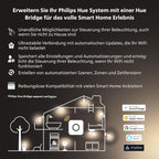 Philips Hue White Ambiance Runner 1er Spot weiß, inkl. 1x5W GU10 LED Lampe, dimmbar, alle Weißschattierungen, steuerbar via App, kompatibel mit Amazon Alexa (Echo, Echo Dot)