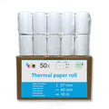 50 EC-Cash Thermorollen 57 x 40 x 12 für EC-Geräte mit Thermodrucker, Thermopapier EC-Cash Bonrolle, Bisphenol-A frei Ø40 mm