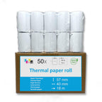 50 EC-Cash Thermorollen 57 x 40 x 12 für EC-Geräte mit Thermodrucker, Thermopapier EC-Cash Bonrolle, Bisphenol-A frei Ø40 mm