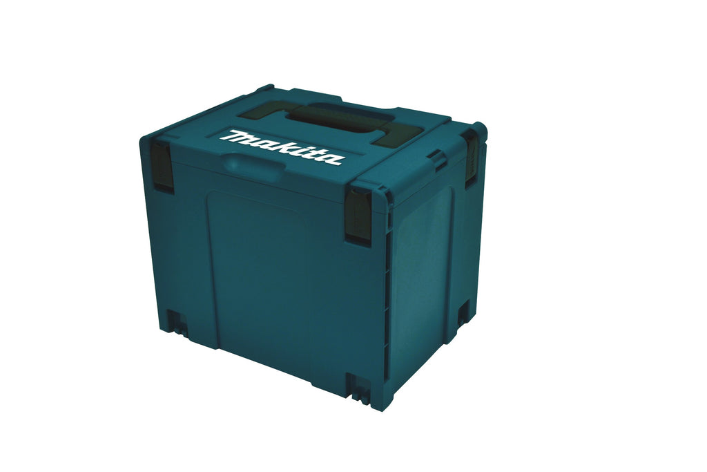 Makita Akku-Kombihammer für SDS Plus, ( 18 V/5, 0 Ah, im Makpac inklusiv 2 Akkus), DHR243RTJV, Blau, inkl. Staubabsaugung und 2x Akku 5,0 Ah