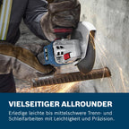 Bosch Professional 18V System Akku-Winkelschleifer GWS 18V-11 S inkl. L-BOXX (ohne Akku/Ladegerät)