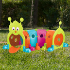 FEBER - Febergus, Kinder-Sporttunnel, Indoor und Garten, mit 4 erweiterbaren bunten Modulen, Outdoor-Spielzeug für Jungen und Mädchen +3 Jahre, Famosa (FEU12000)