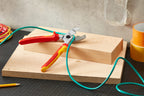 KNIPEX Kabelschere mit Doppelschneide verchromt isoliert mit Mehrkomponenten-Hüllen, VDE-geprüft 200 mm, 95 16 200
