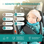 Schallwerk ® Mini+ (Coffee) - Ohrenschützer für Kleinkinder - Hochwertige Lärmschutz Kopfhörer Kinder - Gehörschutz Kinder, Gehörschutz Baby, Ohrenschützer Baby Kopfhörer Lärmschutz