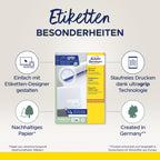 AVERY Zweckform 3475 Adressaufkleber (2.400 Klebeetiketten, 70x36mm auf A4, Papier matt, bedruckbare Absenderetiketten, selbstklebende Adressetiketten mit ultragrip) 100 Blatt, weiß