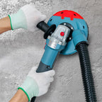 FANZWORK 1500W Betonschleifer Winkelschleifer Set mit Bürstenloser EC-Motor, Betonfräse mit 150mm Diamantschleiftopf *1, Absaughaube *1, Tragbox *1, Präzises & Wartungsfreies Schleifen
